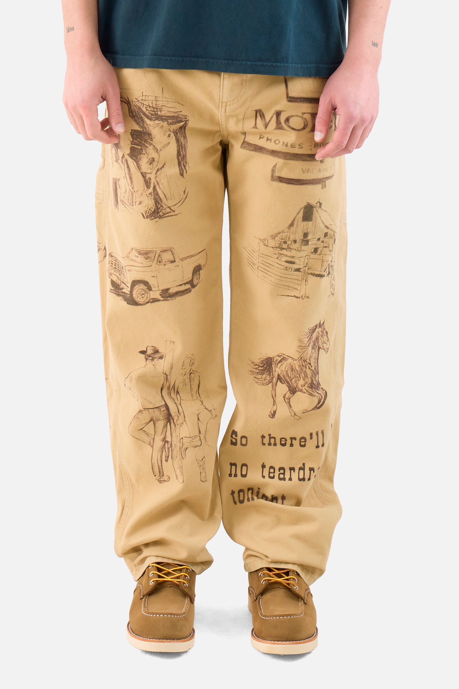 All Over Print Painters Pant