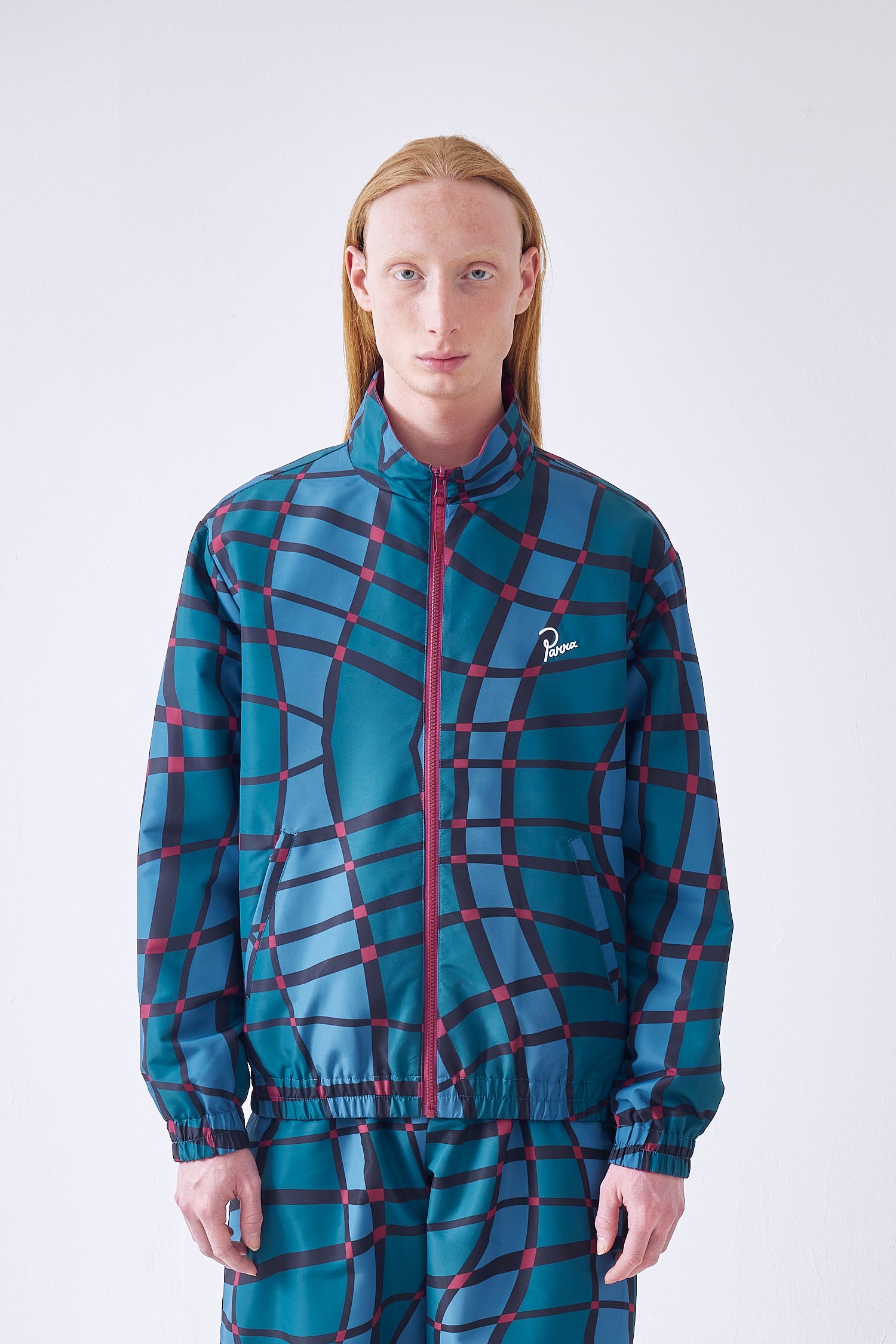 Squared Waves Pattern Track Top