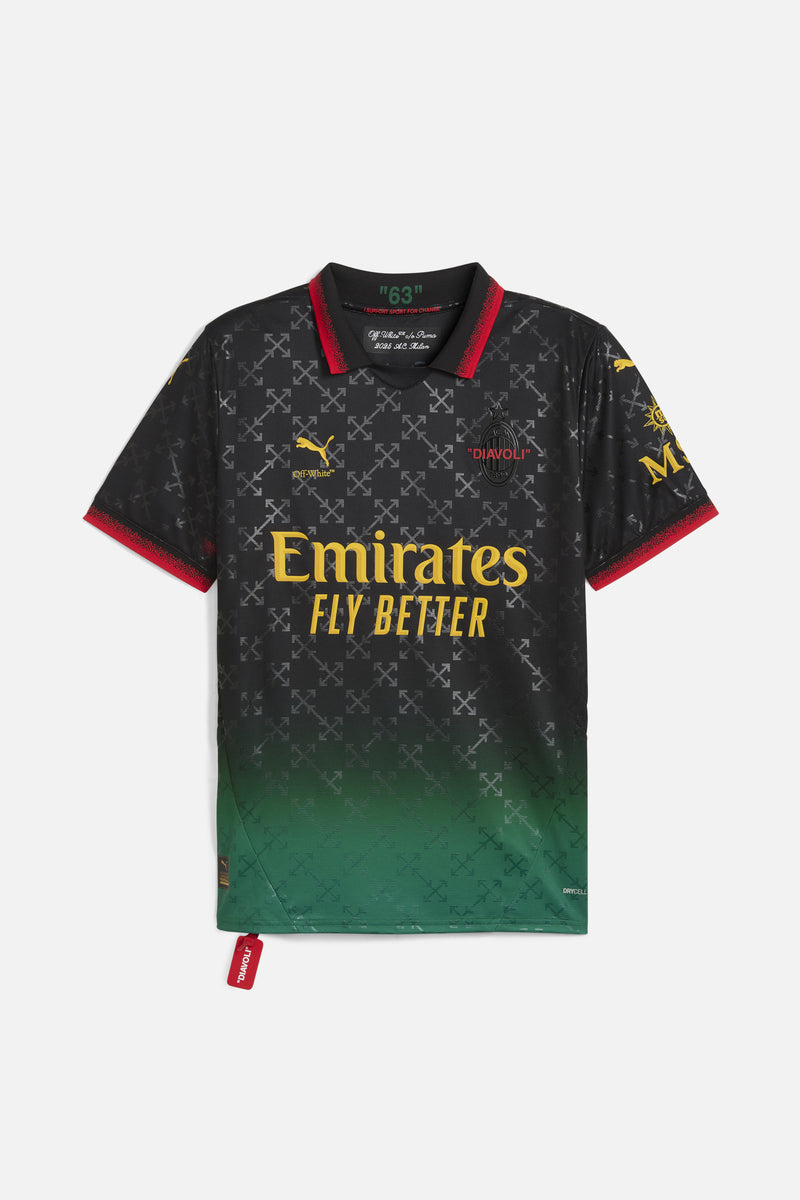 x Off-White x AC Milan Jersey Replica