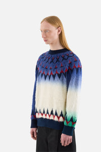 Jacquard Knit Pullover