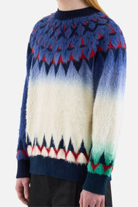Jacquard Knit Pullover