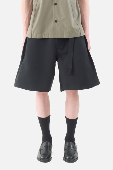 Matelasse Twill Mix Shorts