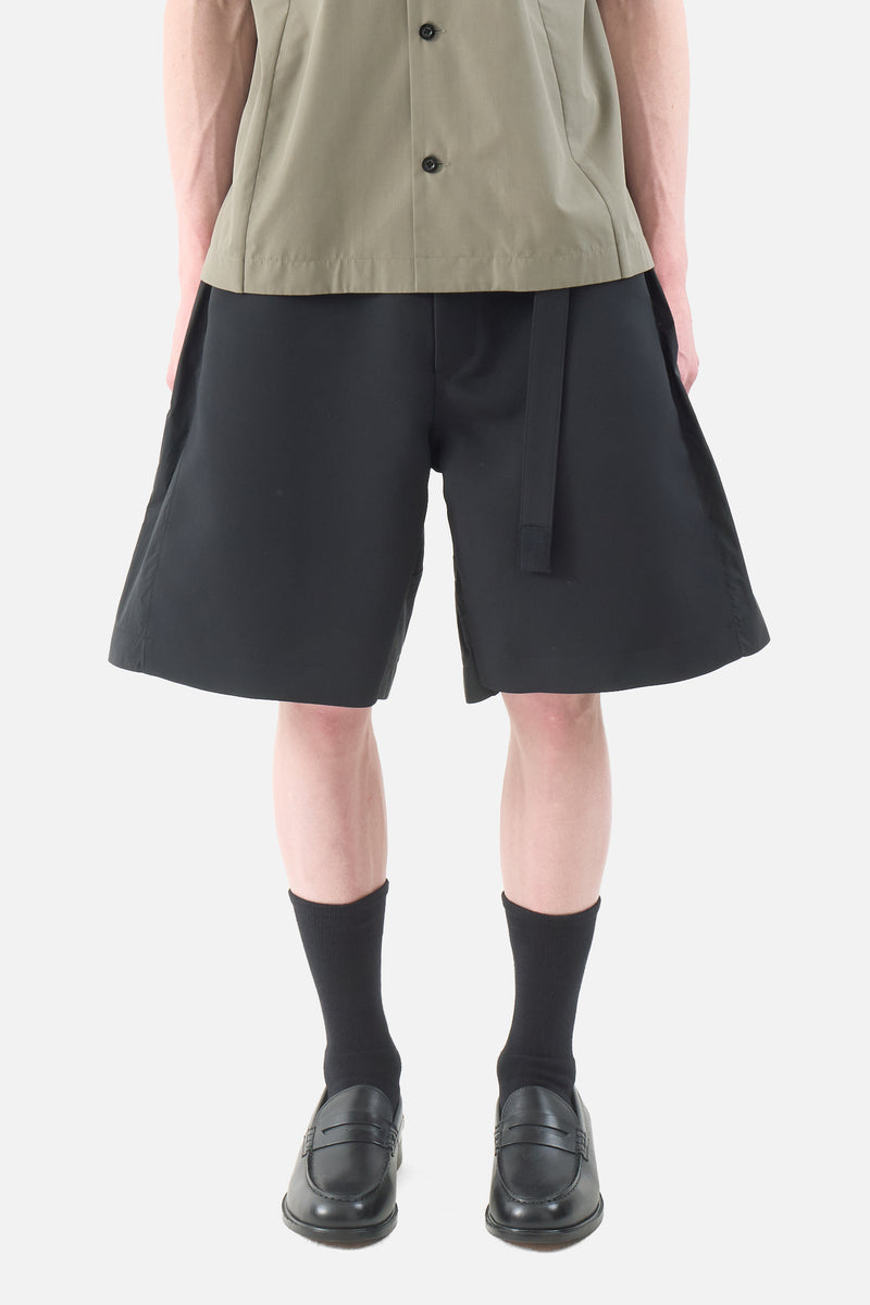 Matelasse Twill Mix Shorts