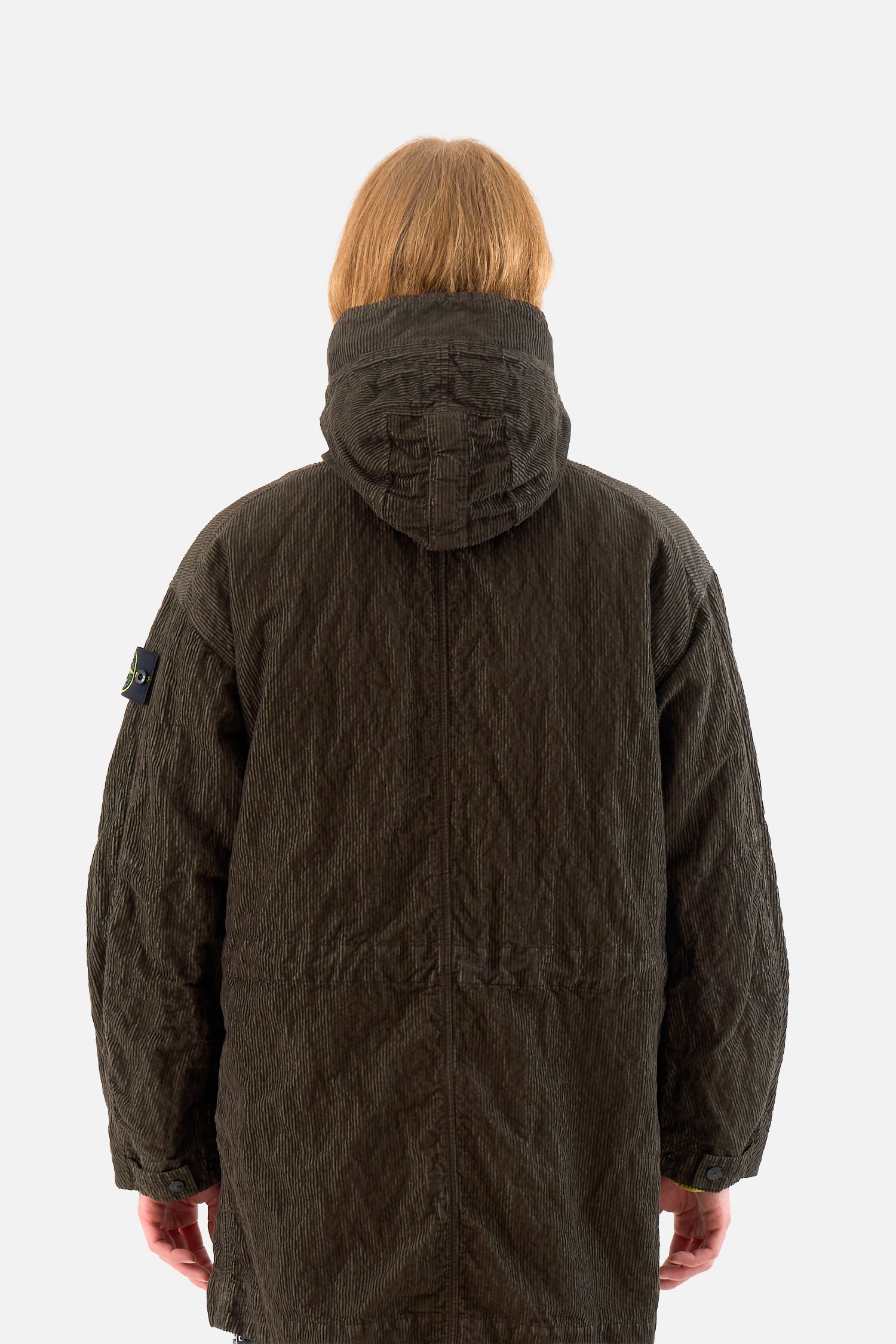 7100009 Wrinkled Corduroy Parka