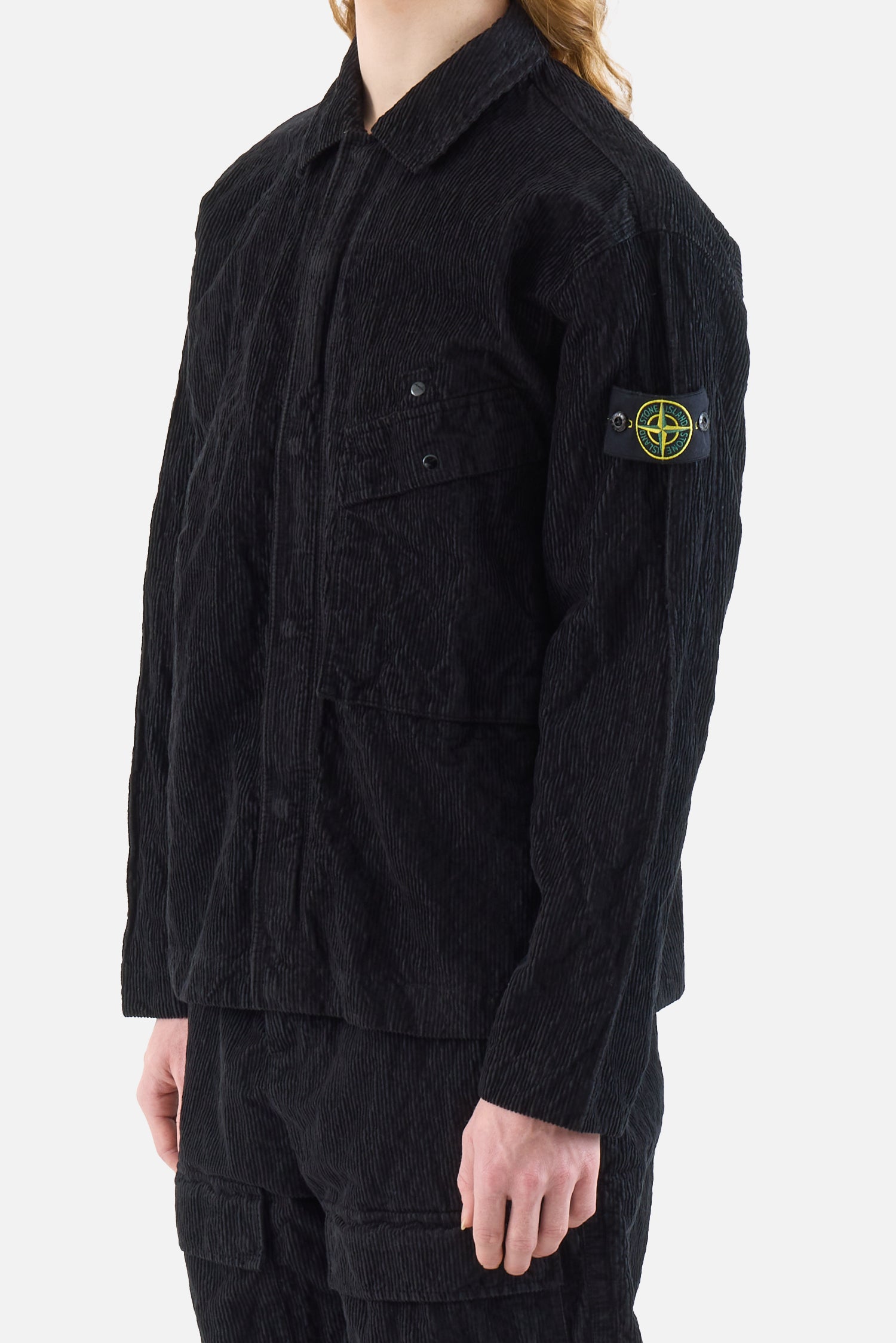 200020 Wrinkled Corduroy Overshirt