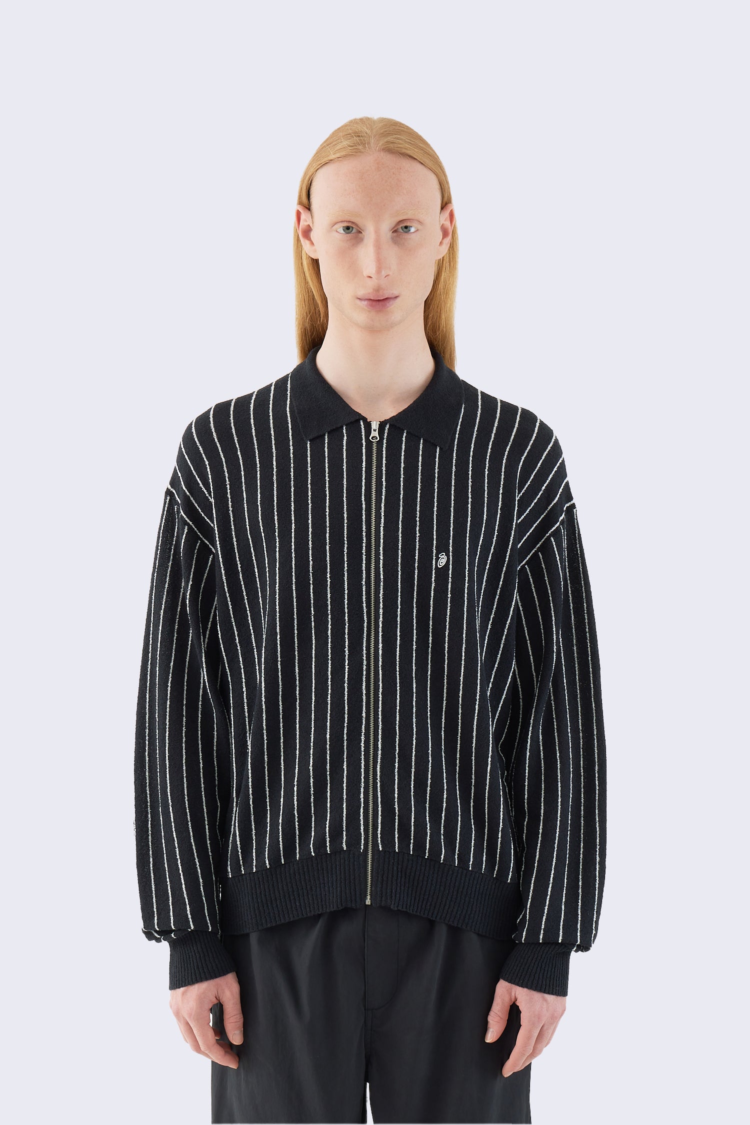 Light Weight LS Zip Polo