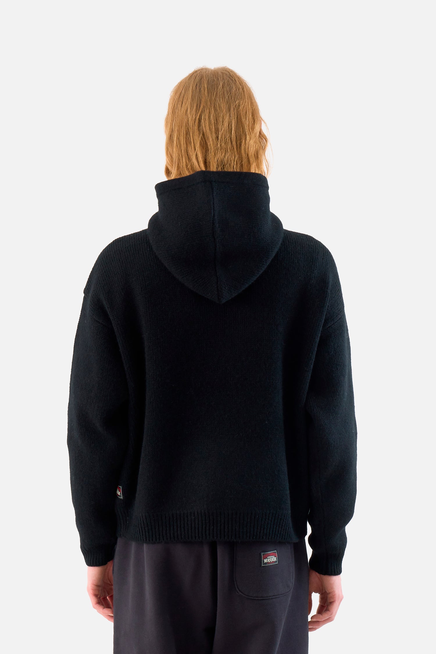 Quarter Zip Knit Hoodie