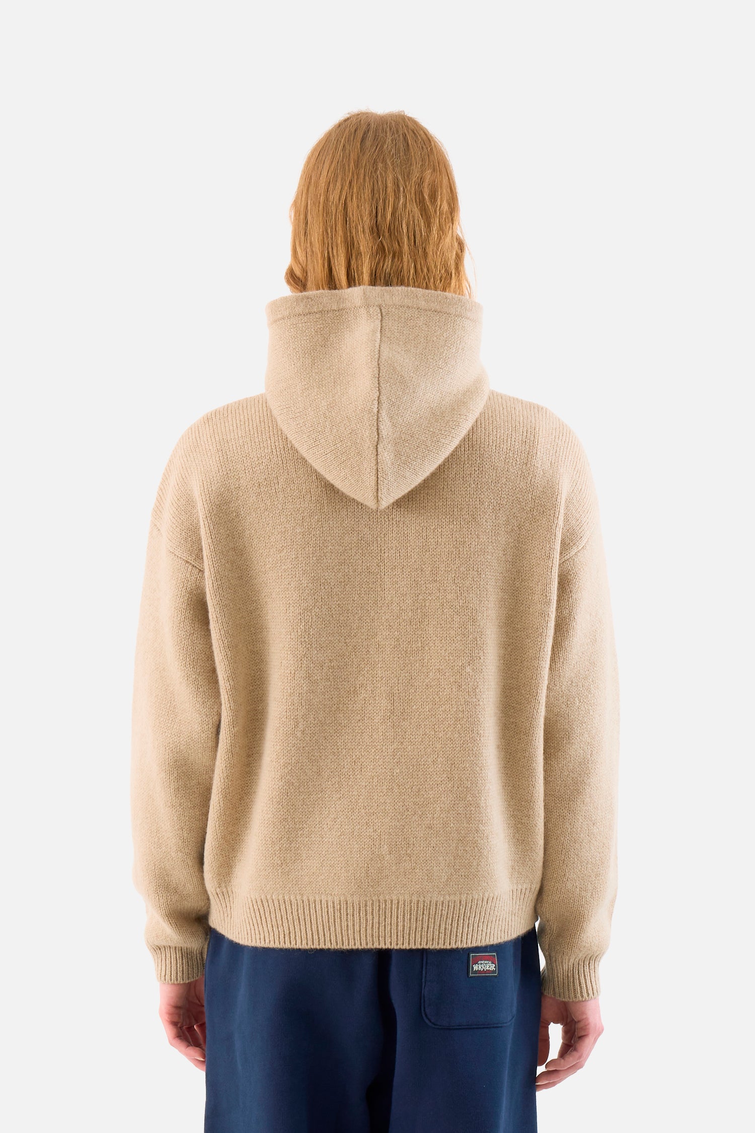 Quarter Zip Knit Hoodie