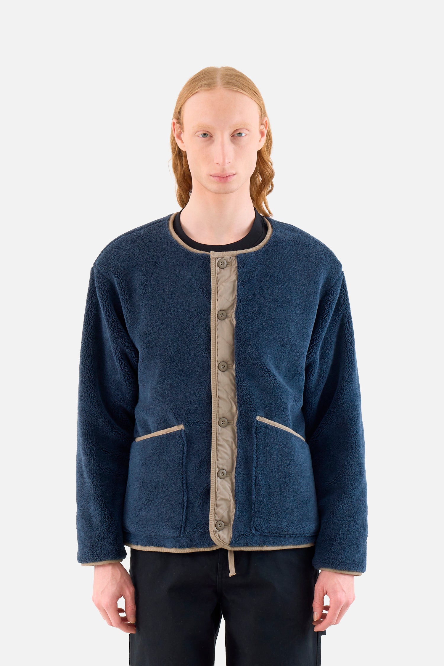 Military Crew-Neck Jacket