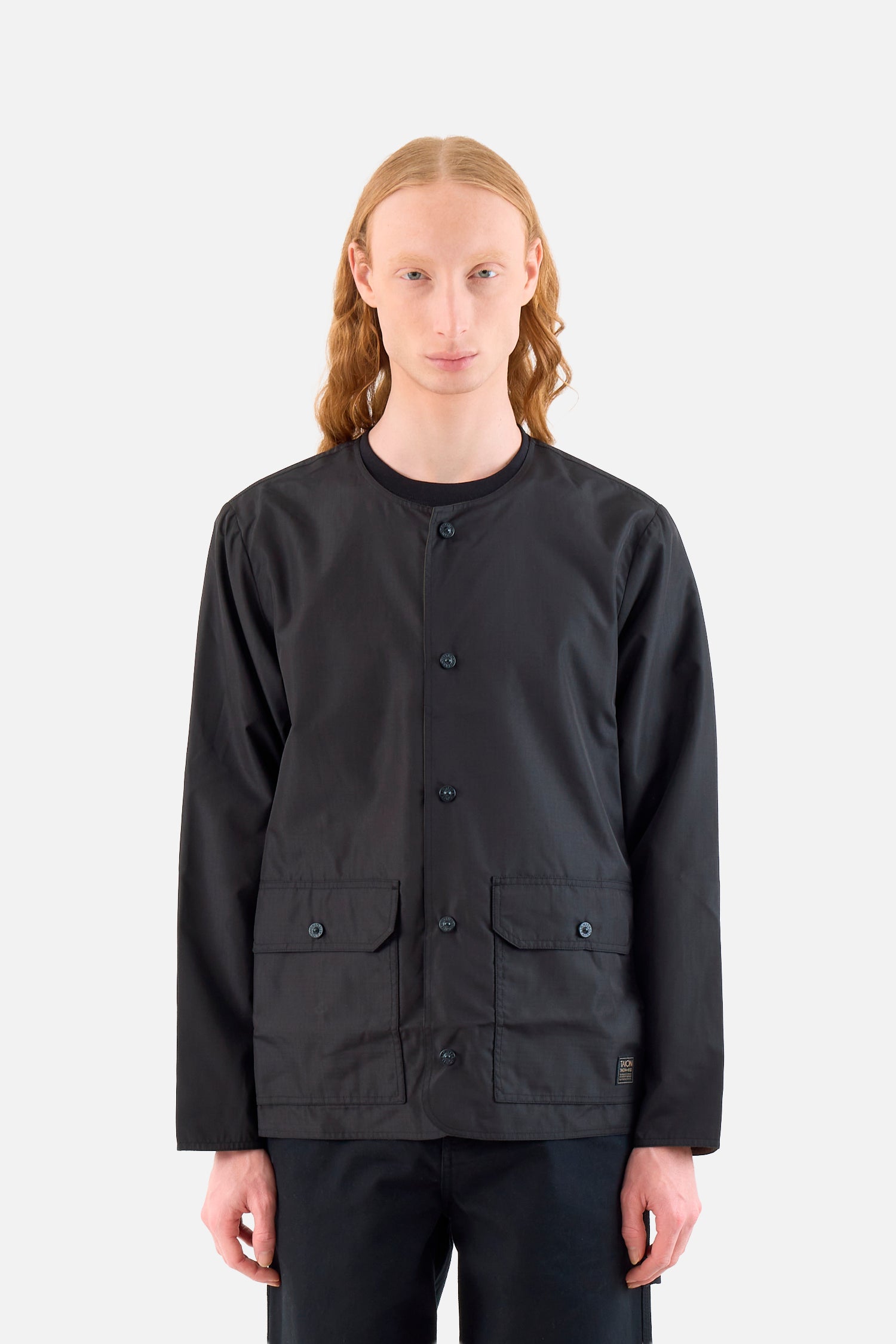 Military Reversible Crew Neck Cardigan