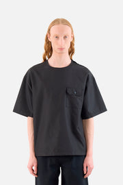 Non-Down Military Half Sleeve Pullover Top