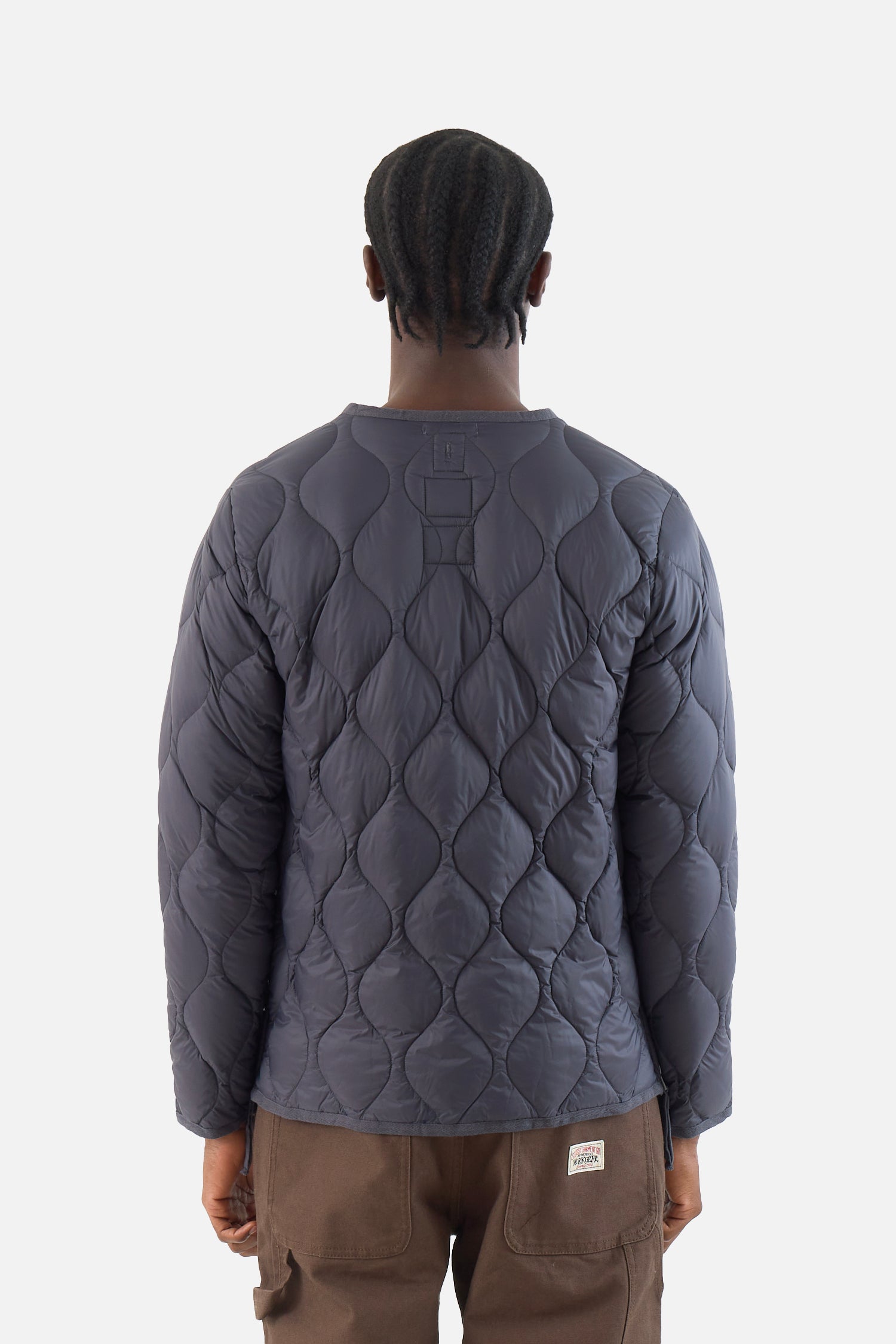 Military V Neck W-Zip Down Jacket