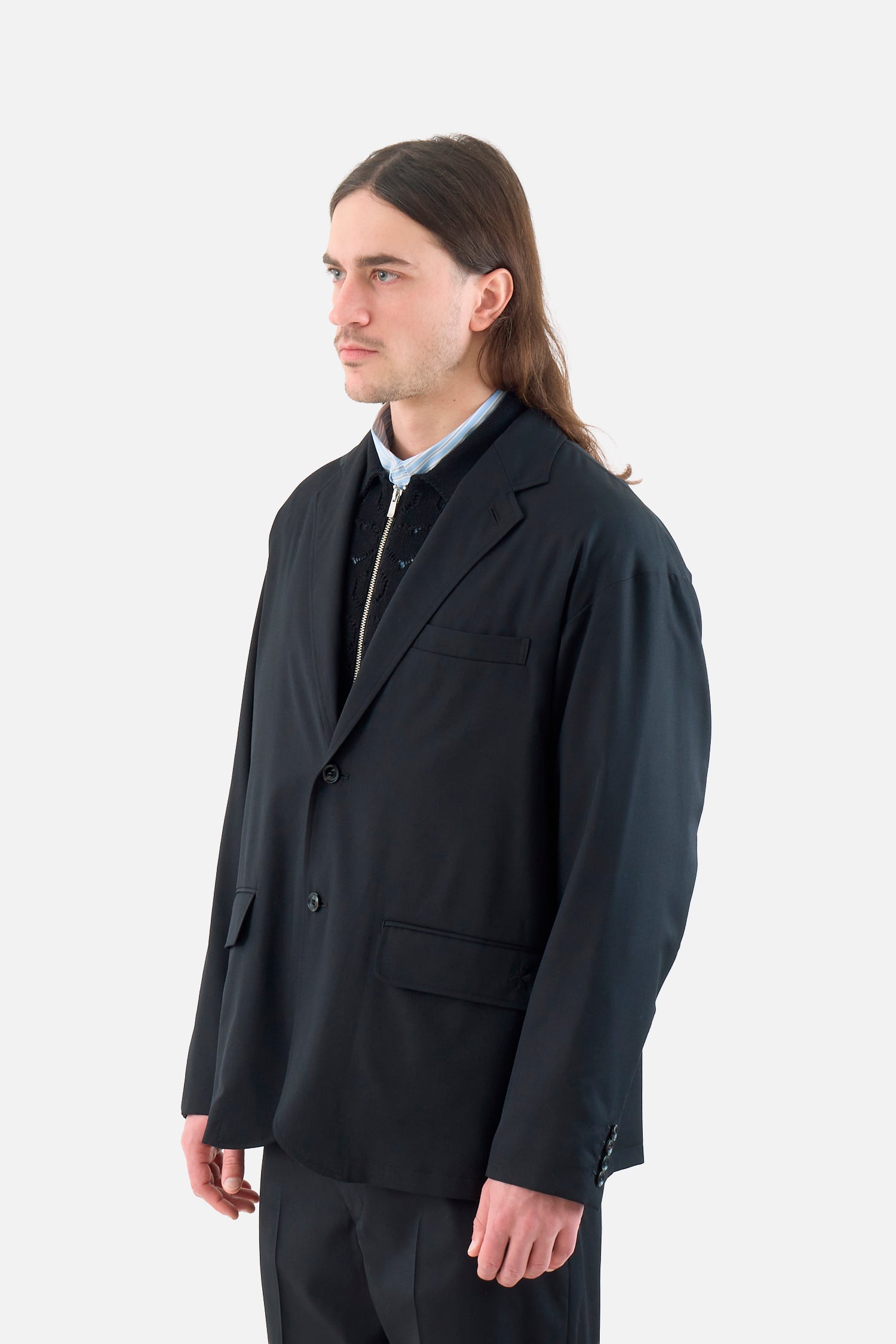 Relaxed Fit Suit Jacket