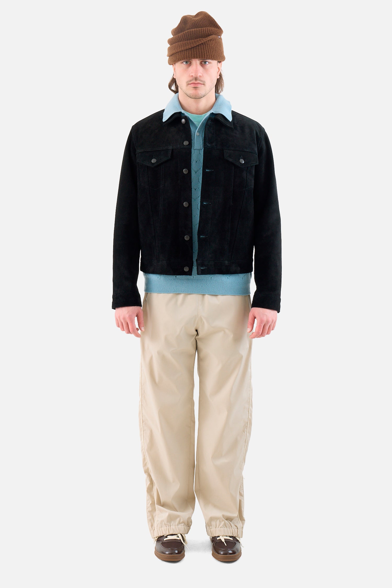 Suede Trucker Jacket