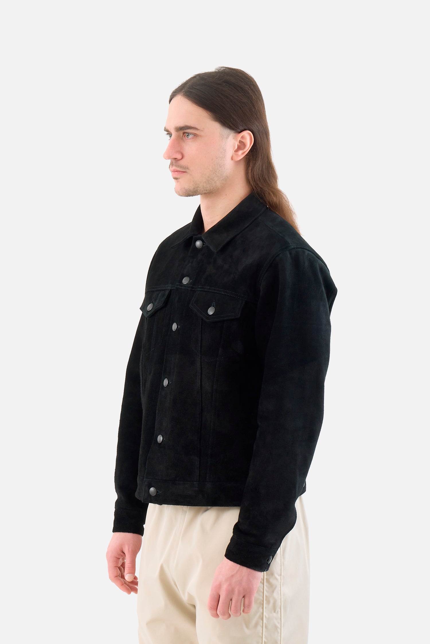Suede Trucker Jacket