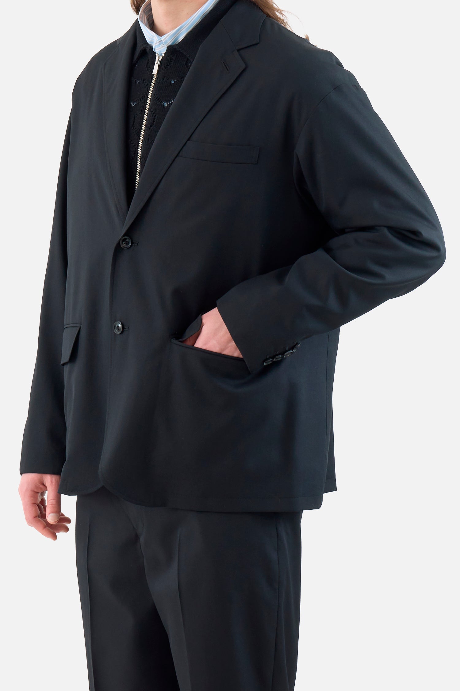 Relaxed Fit Suit Jacket