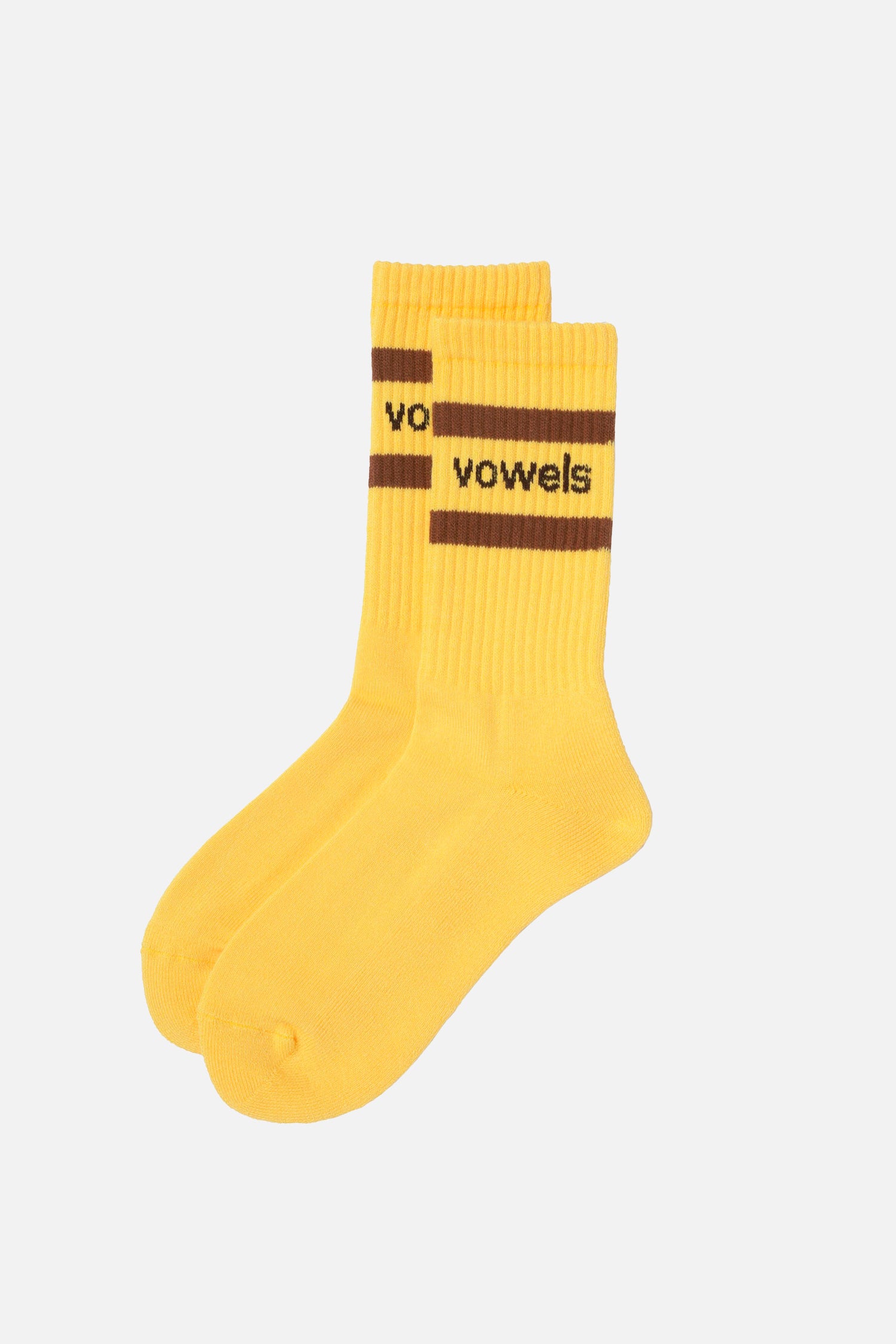 Stripe Rib Crew Socks