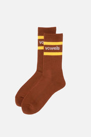 Stripe Rib Crew Socks