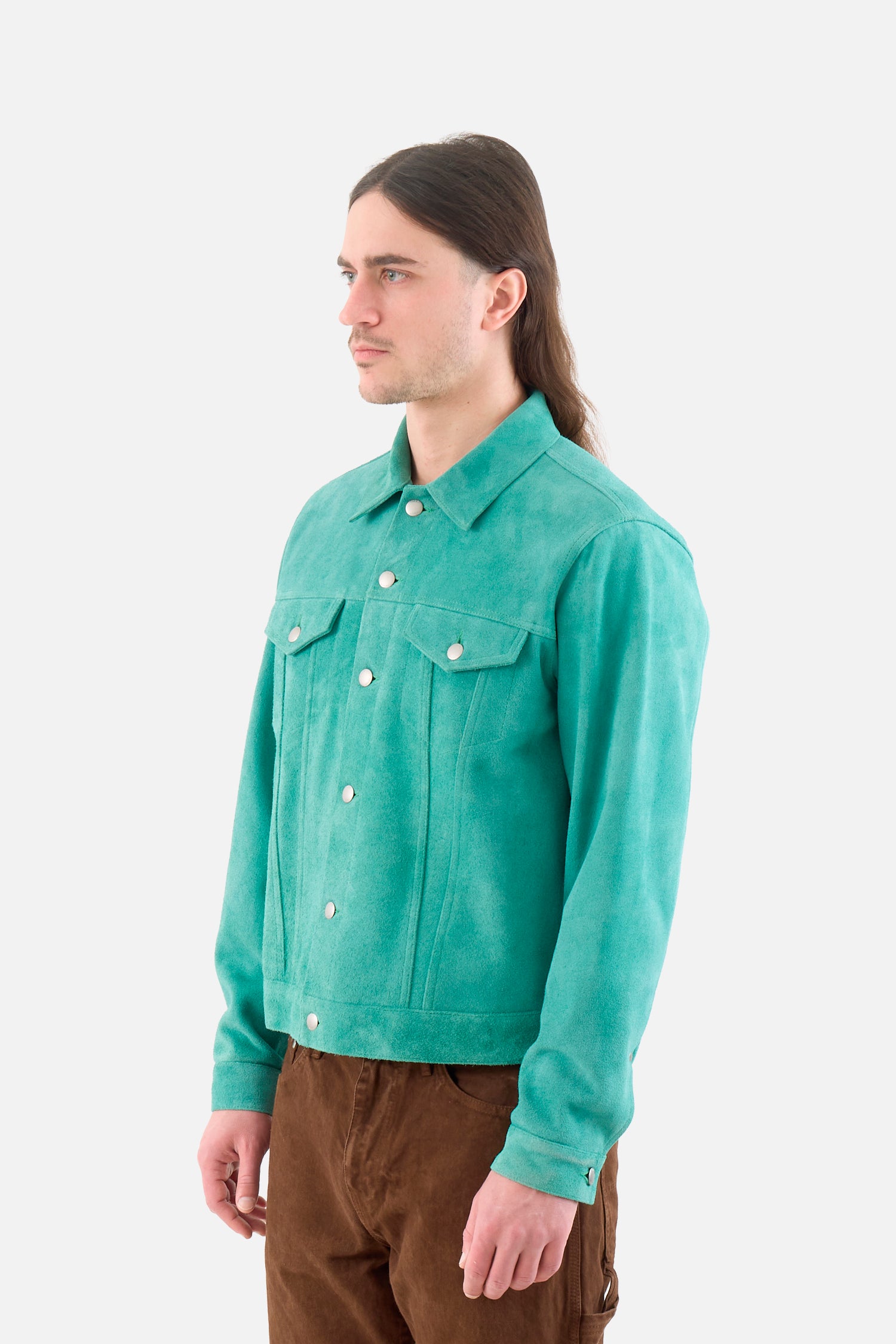 Suede Trucker Jacket