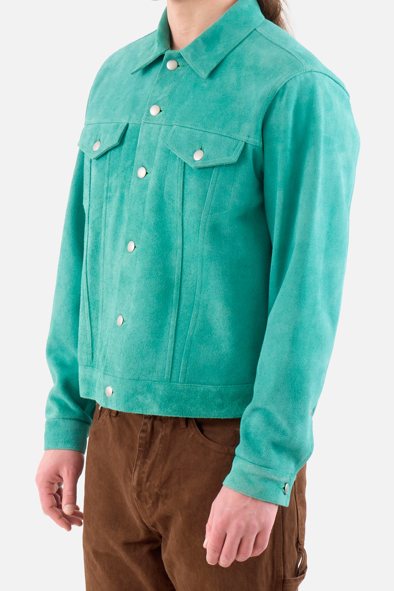 Suede Trucker Jacket