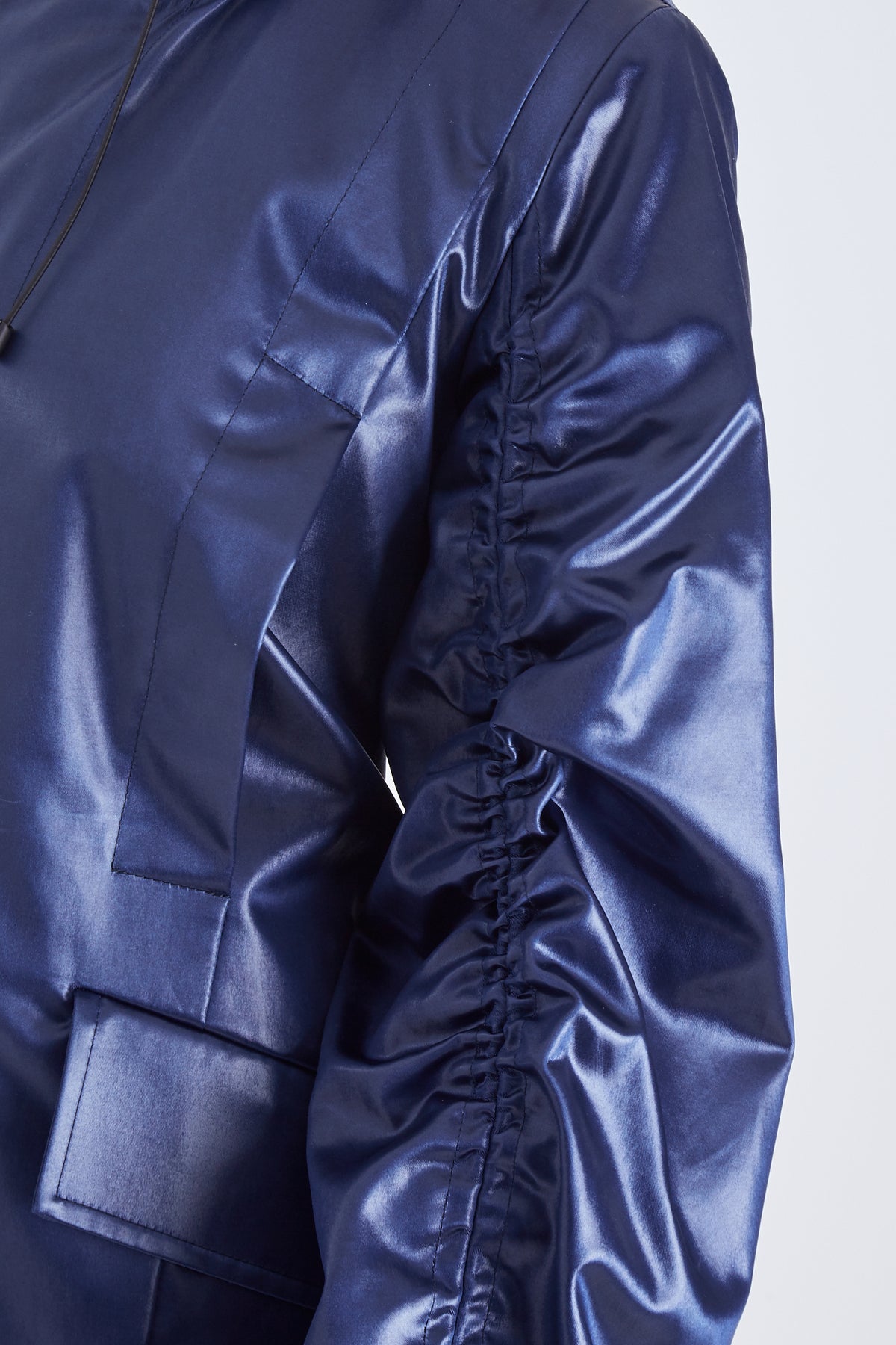 Pleated Sleeves Jacket