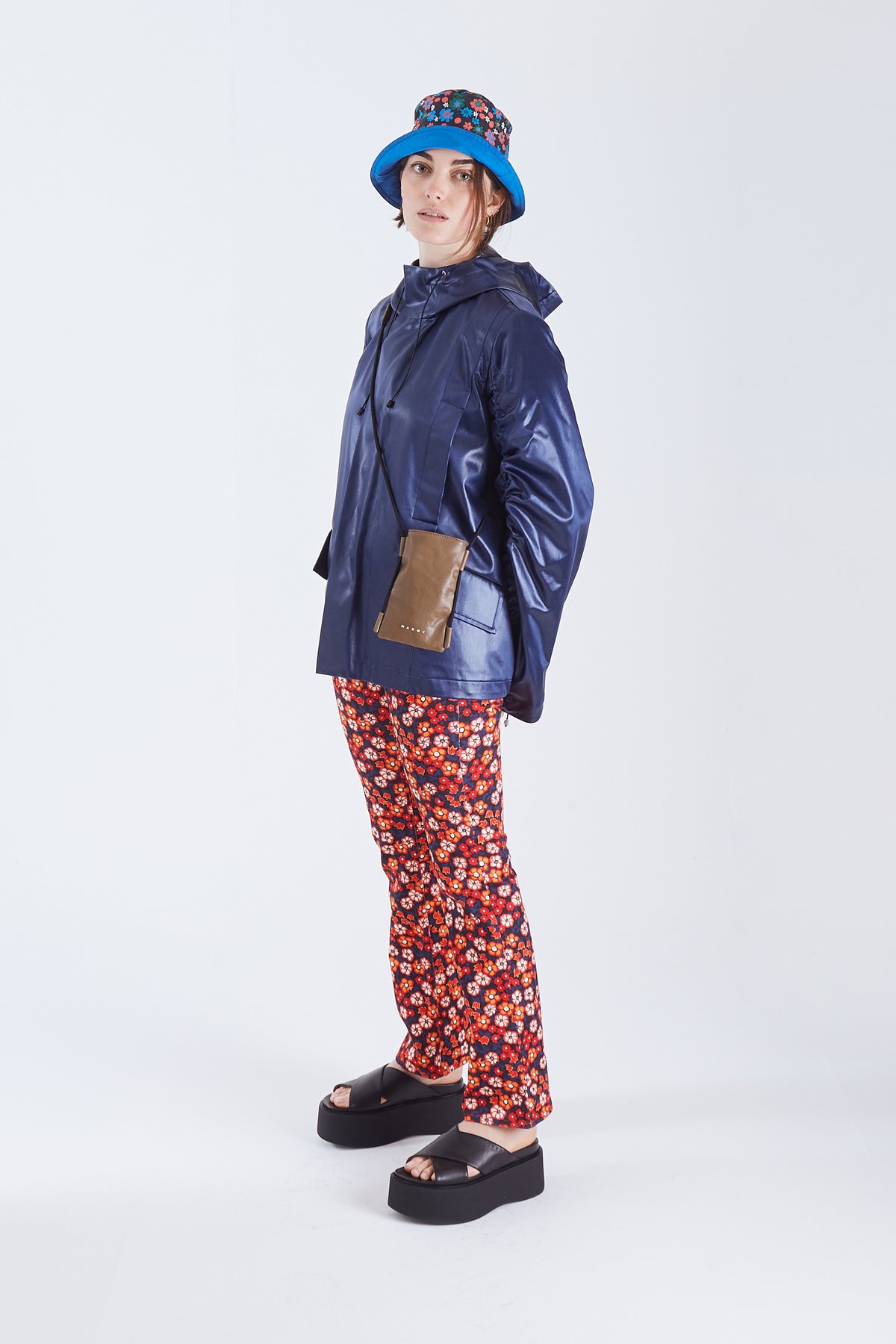 Pleated Sleeves Jacket