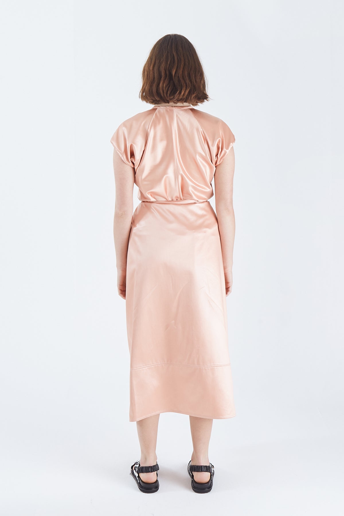Pink Acetate Skirt