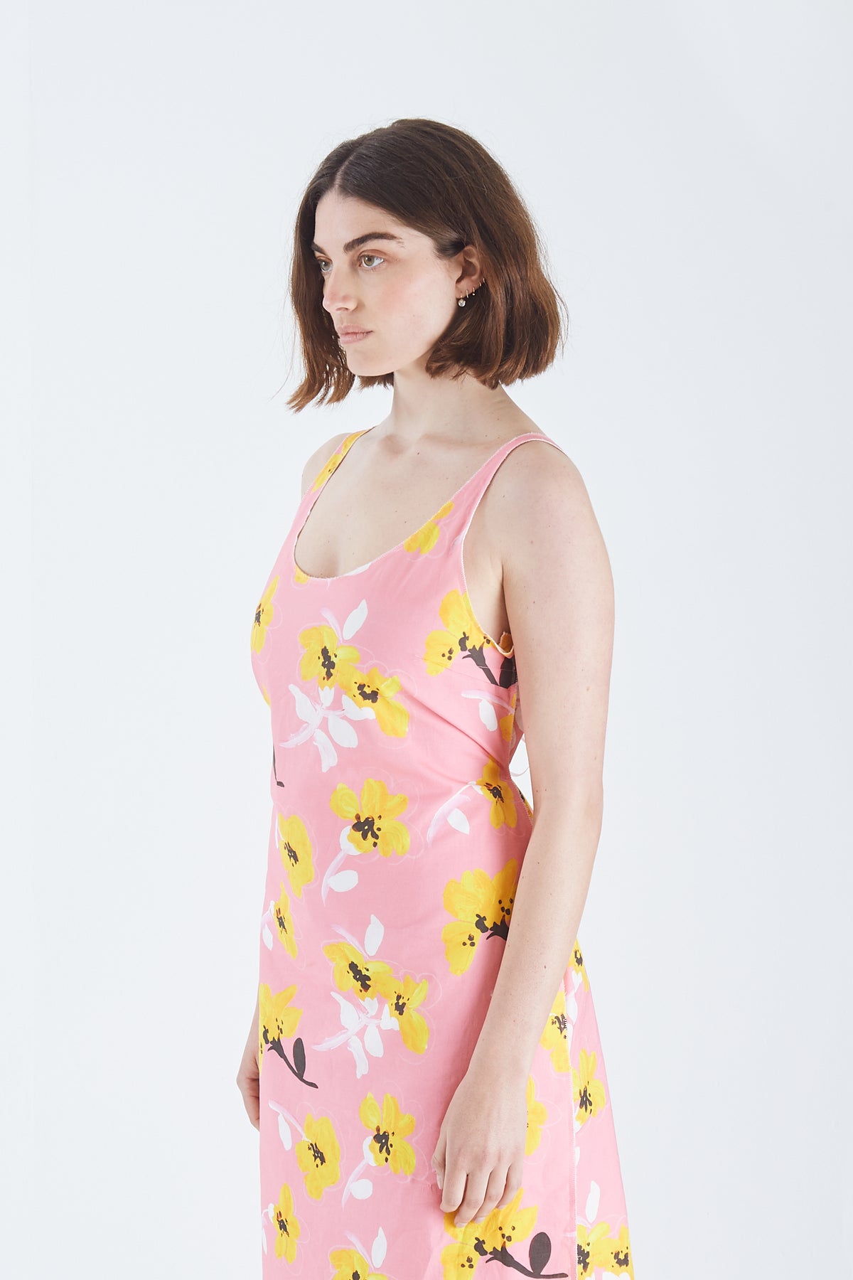 Floral Laced Tank Dress