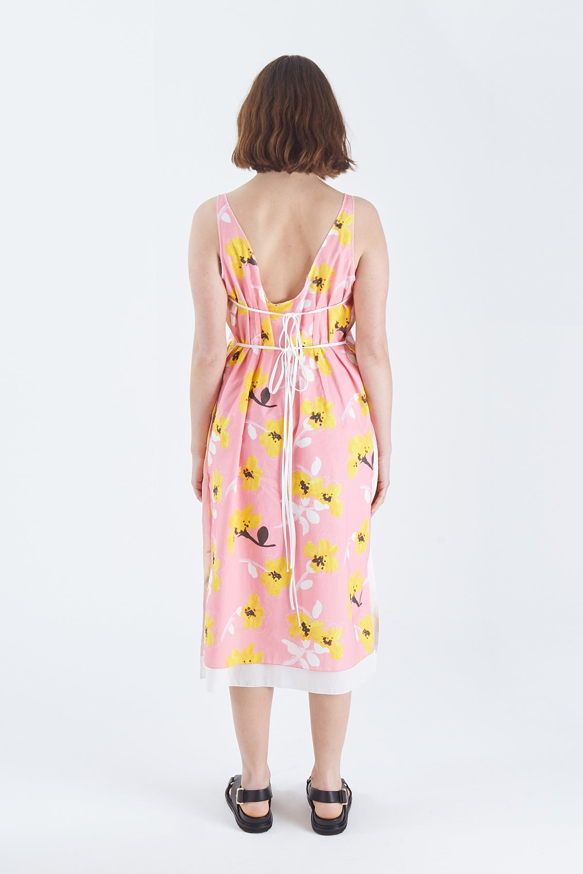 Floral Laced Tank Dress