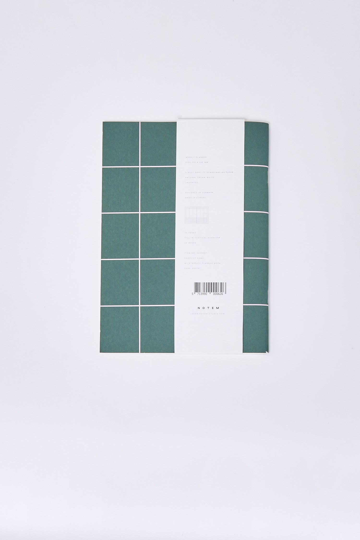 MILO Weekly Planner Book