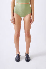 Super High Gauge Silk Nylon Knit Shorts