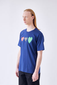 Mens Triple Hearts T-Shirt