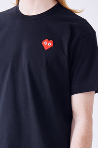 x Invader Mens T-Shirt Red Emblem