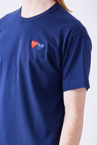 Mens T-Shirt Double Heart