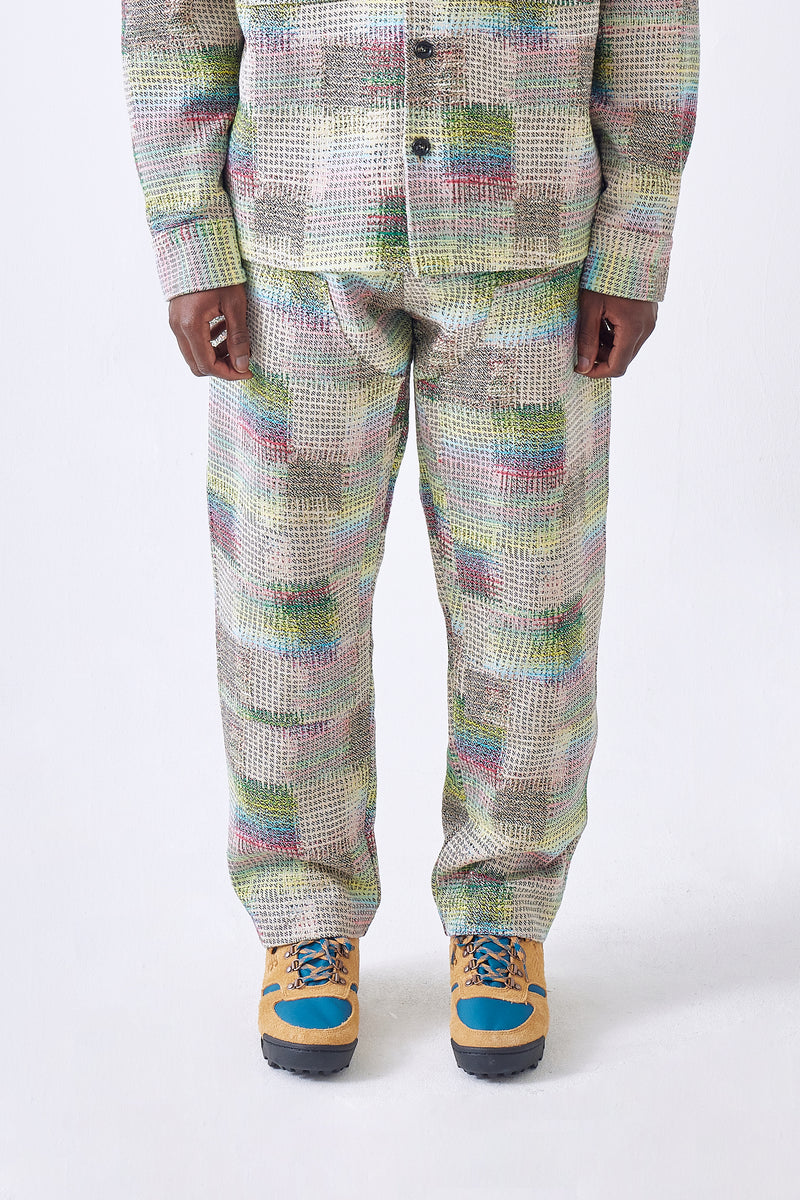 Work Patchwork Trousers