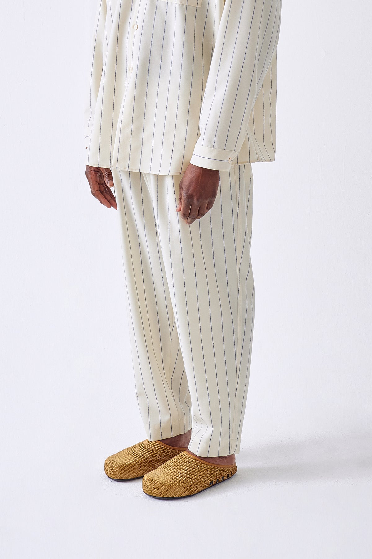Pin Stripe Wool Fresco