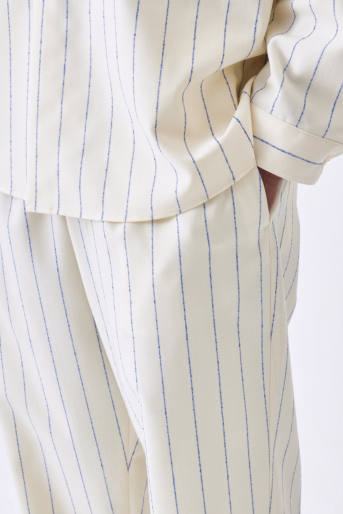 Pin Stripe Wool Fresco