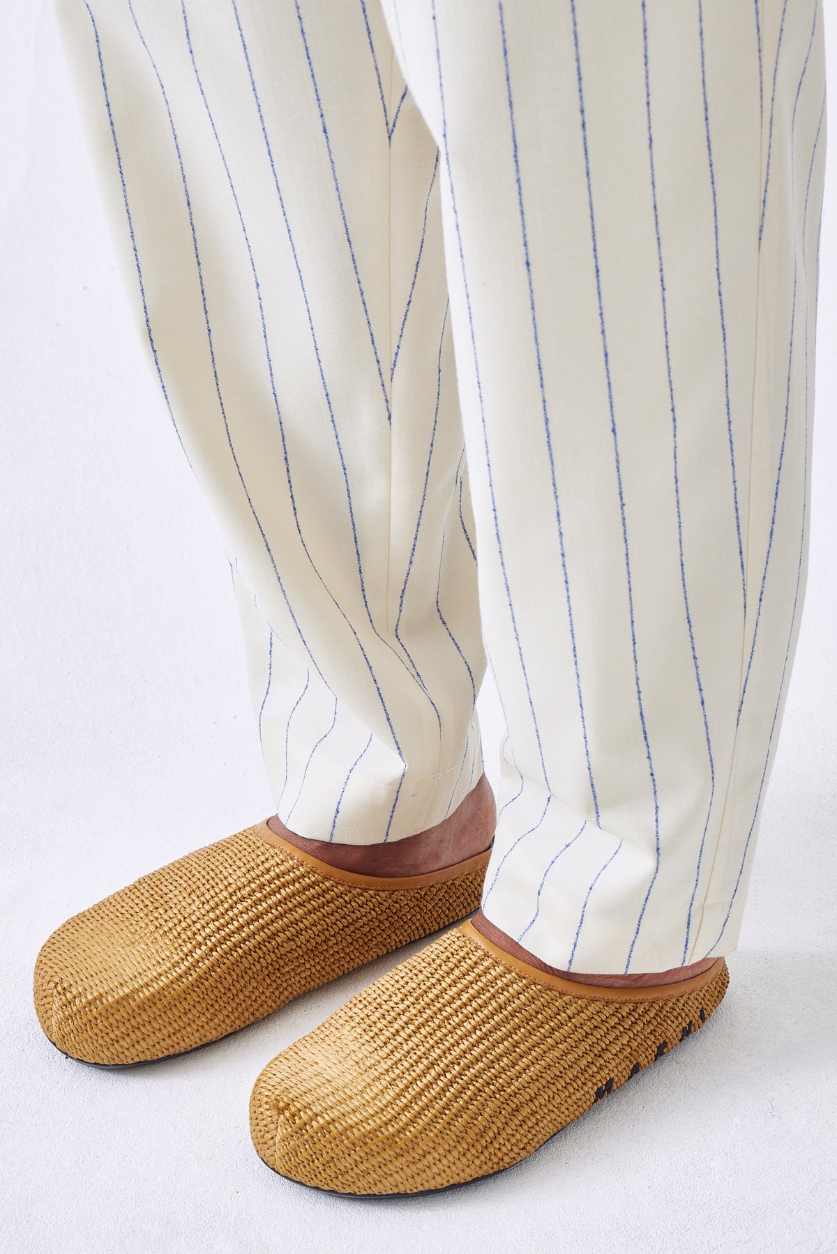 Pin Stripe Wool Fresco