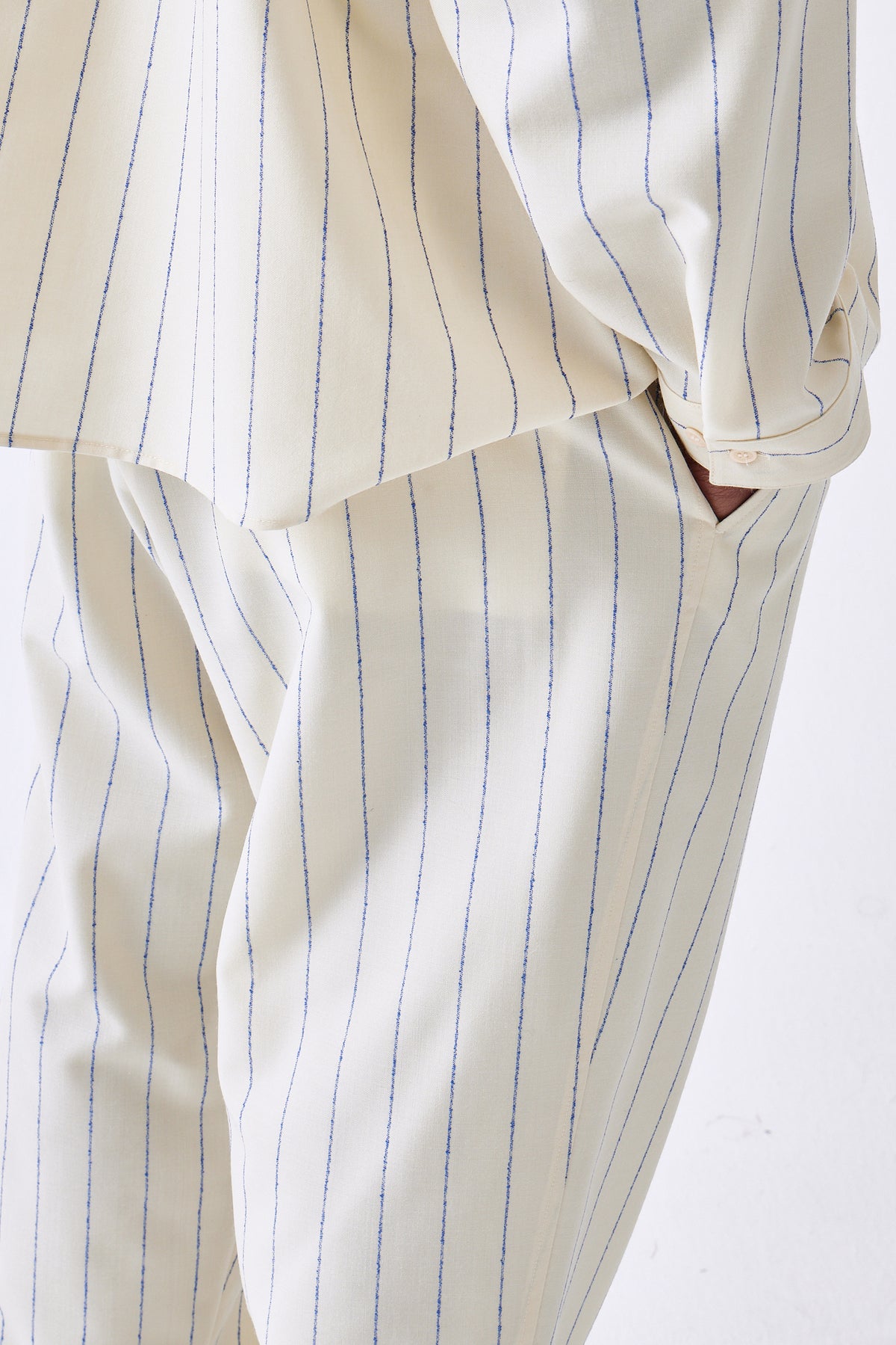 Pin Stripe Wool Fresco