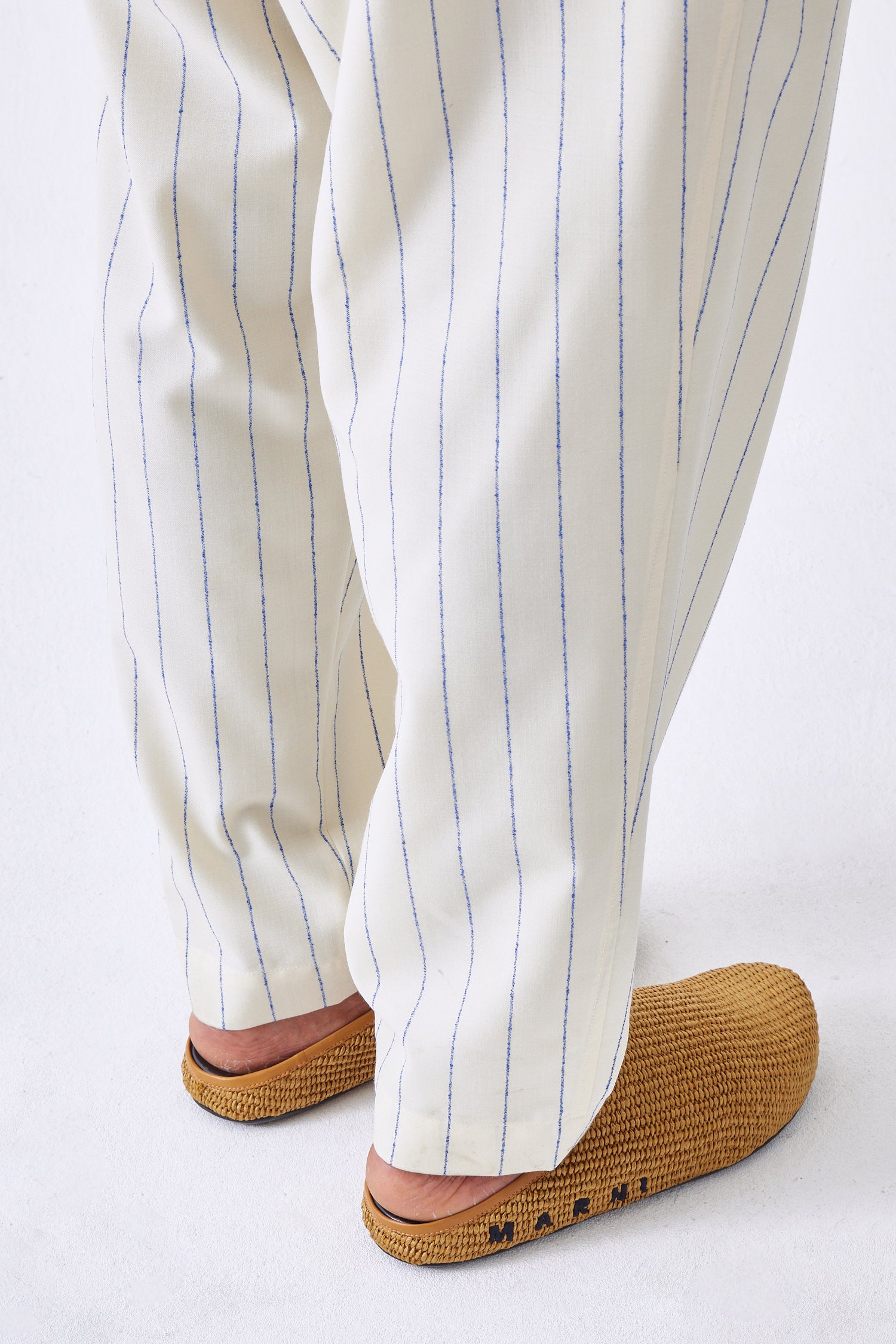 Pin Stripe Wool Fresco
