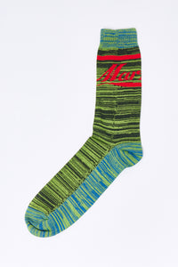 Color Block Mouline Socks