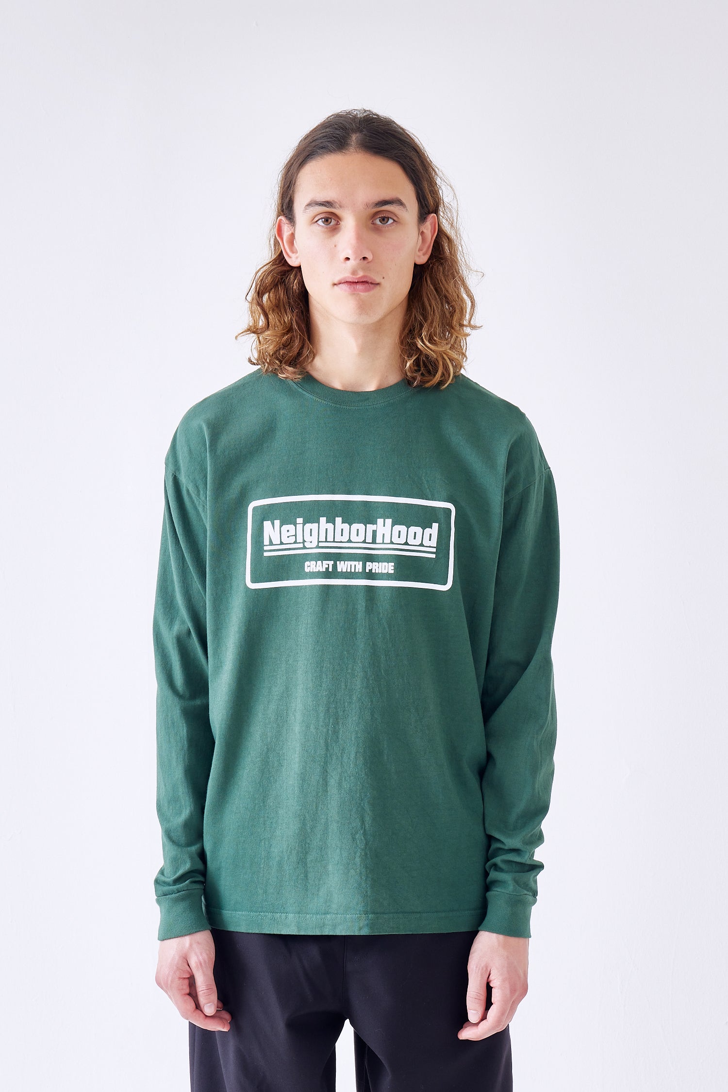 ⚡️NEIGHBORHOOD SULFUR DYE CREWNECK LS - Tシャツ/カットソー(七分 