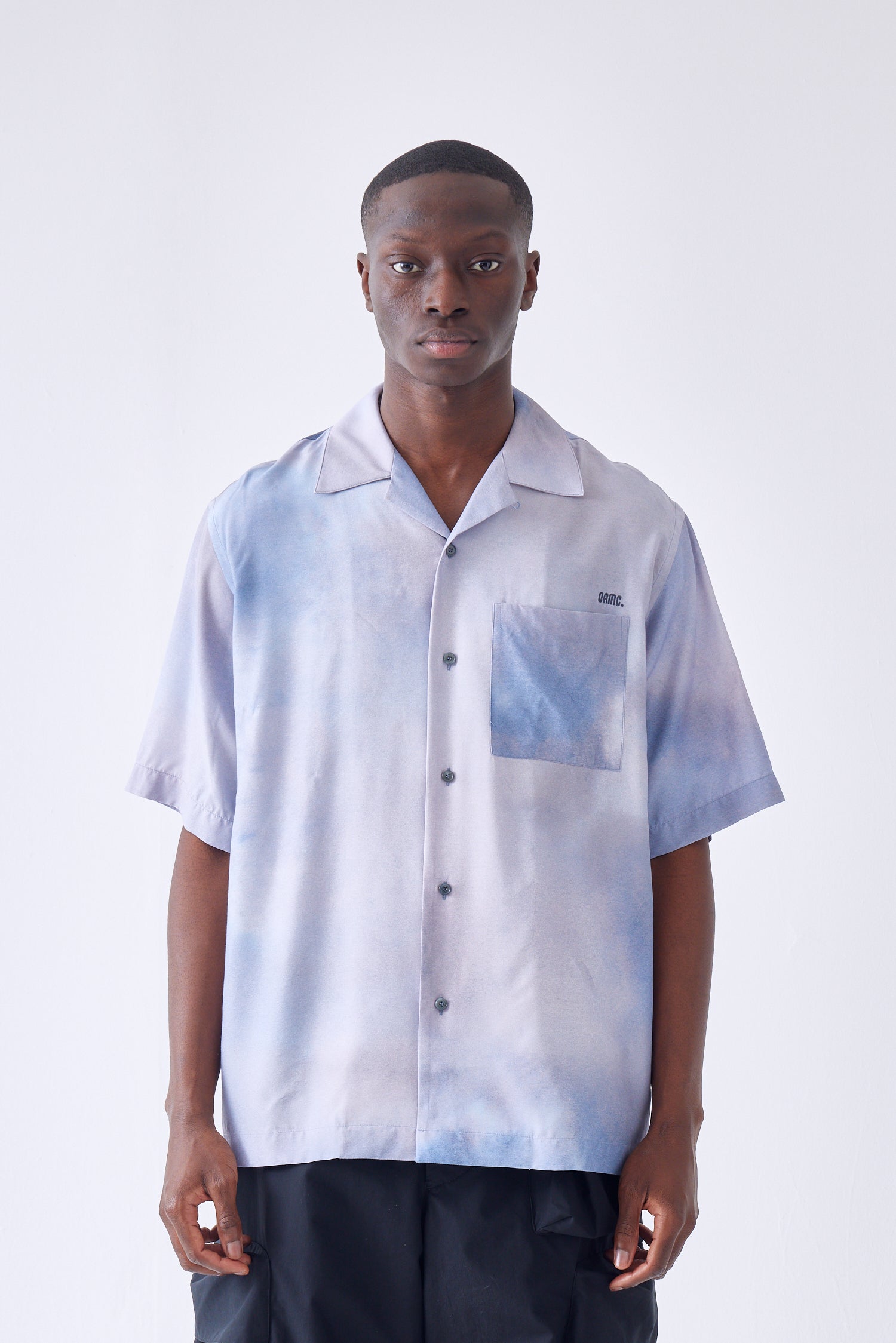 OAMC KURT 卸売 SHIRT STRIPES 半袖 シャツ sizeL OAMC KURT SHIRT