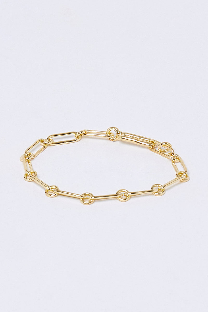 Box Bracelet Large Gold