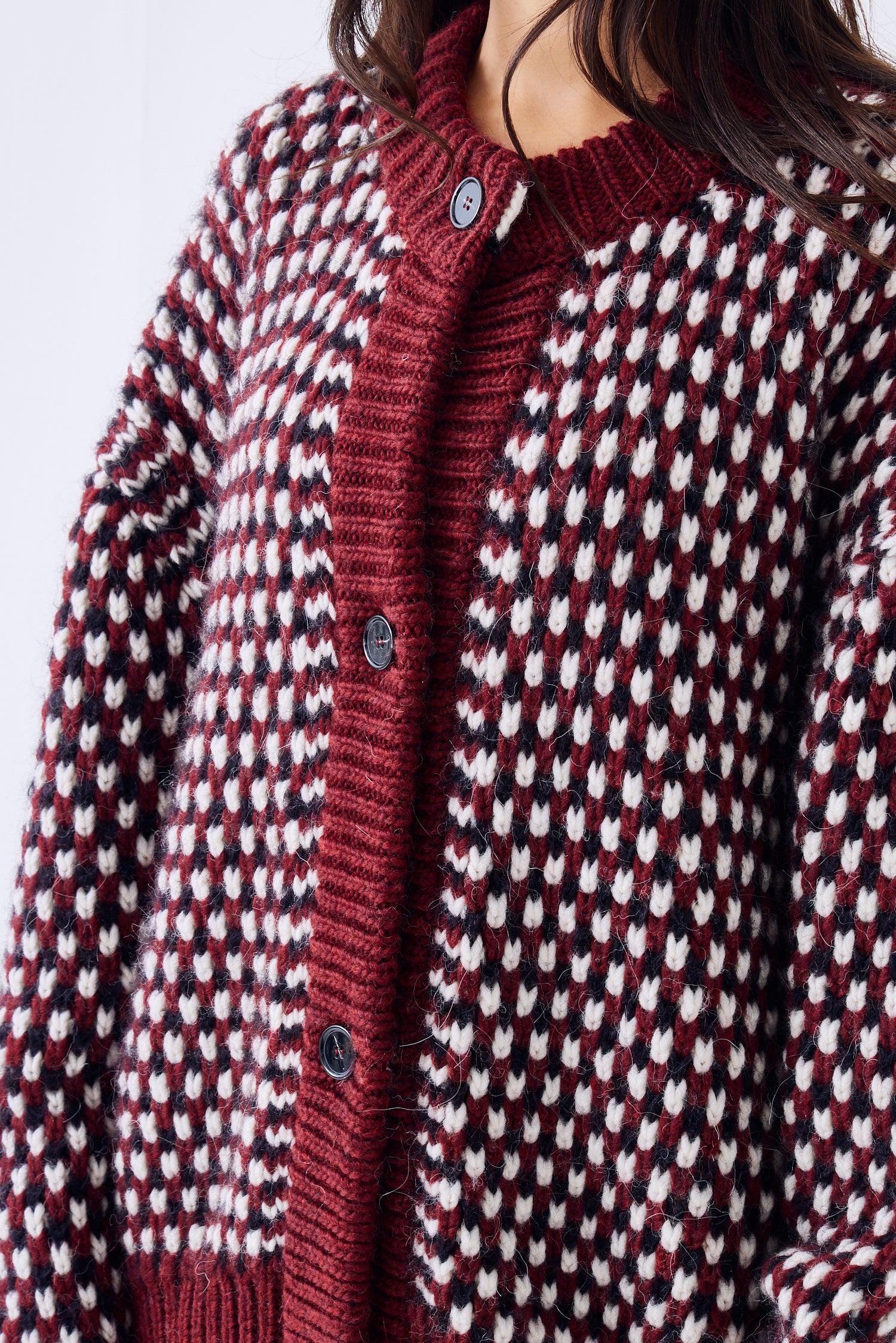 Big Buttons Knit Cardigan