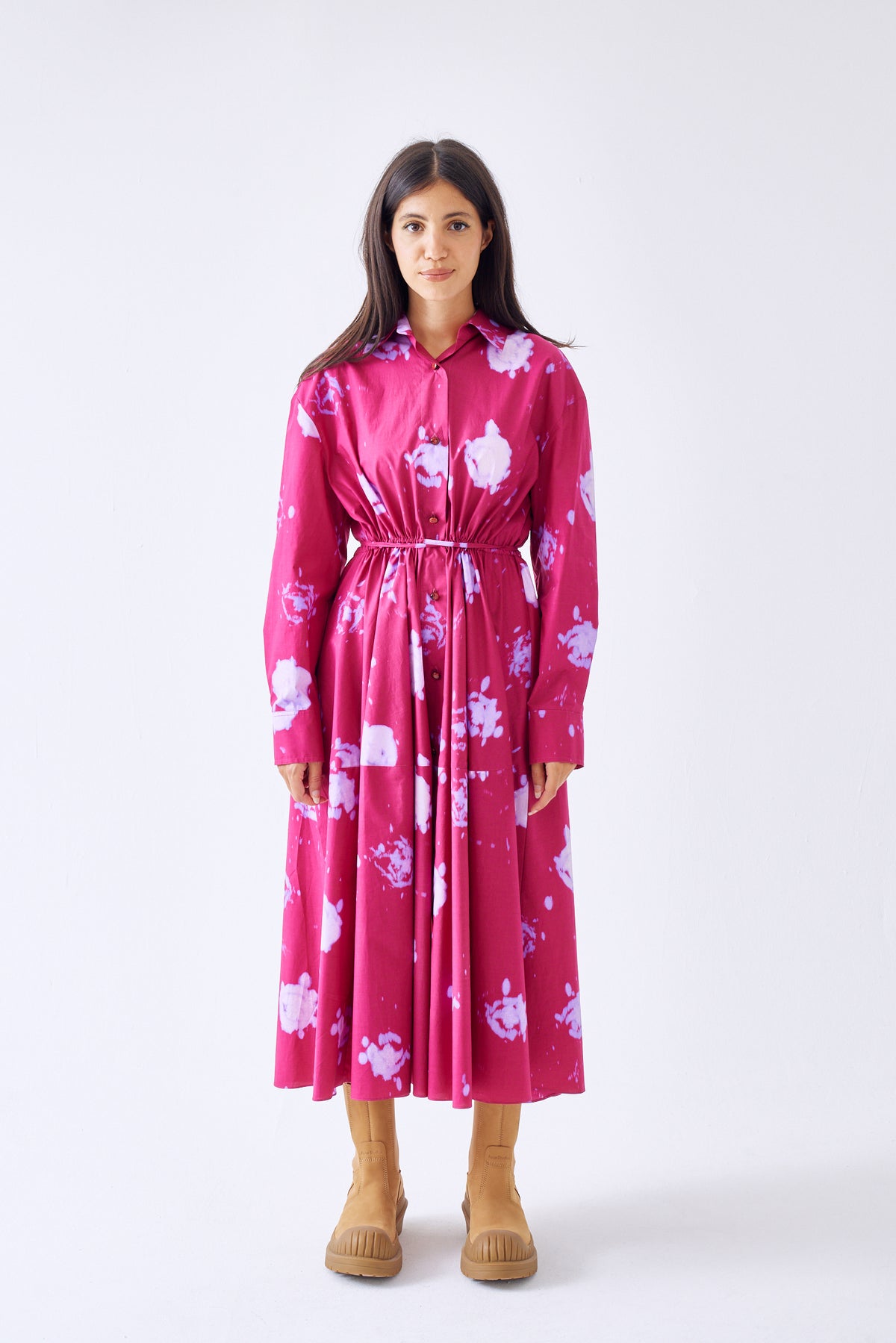 Tie Dye LS Dress