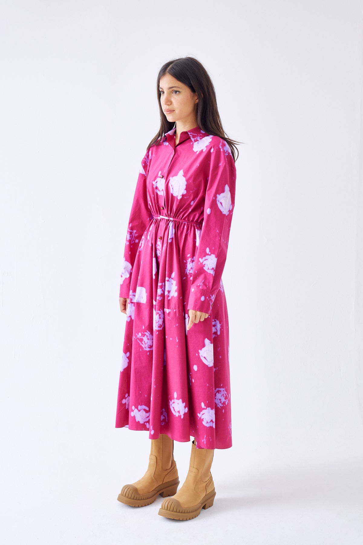 Tie Dye LS Dress