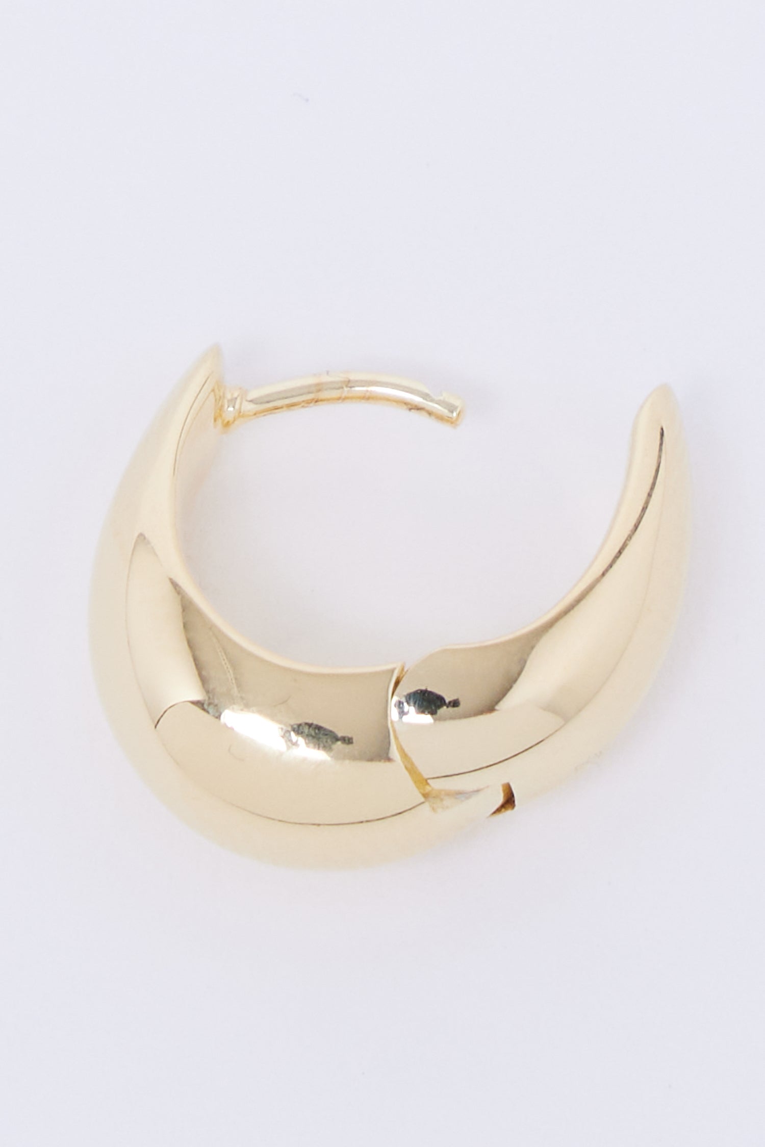 Ice Hoop Small Gold